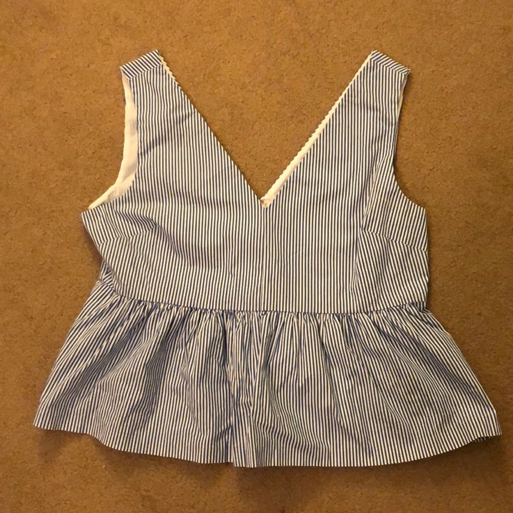 JCrew Peplum Top